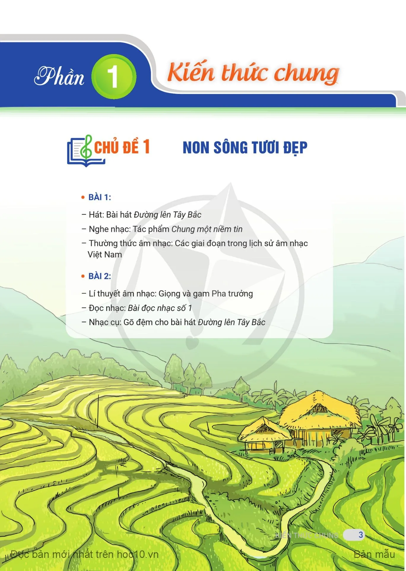 Chủ đề 1. Non sông tươi đẹp