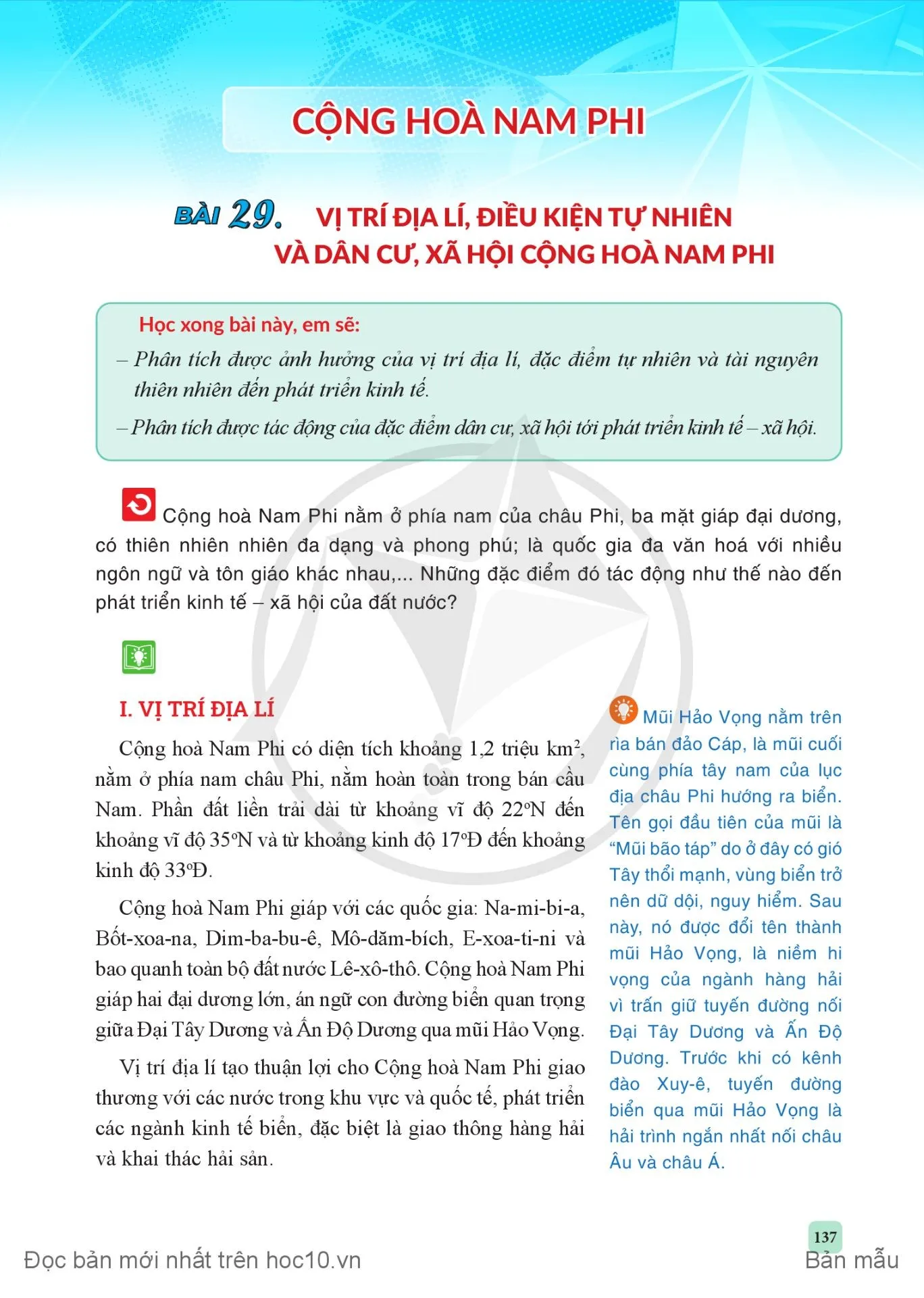 Bài 28. Thực hành: Đọc bản đồ; phân tích số liệu, tư liệu và viết báo cáo về tình hình phát triển kinh tế Ô-xtrây-li-a