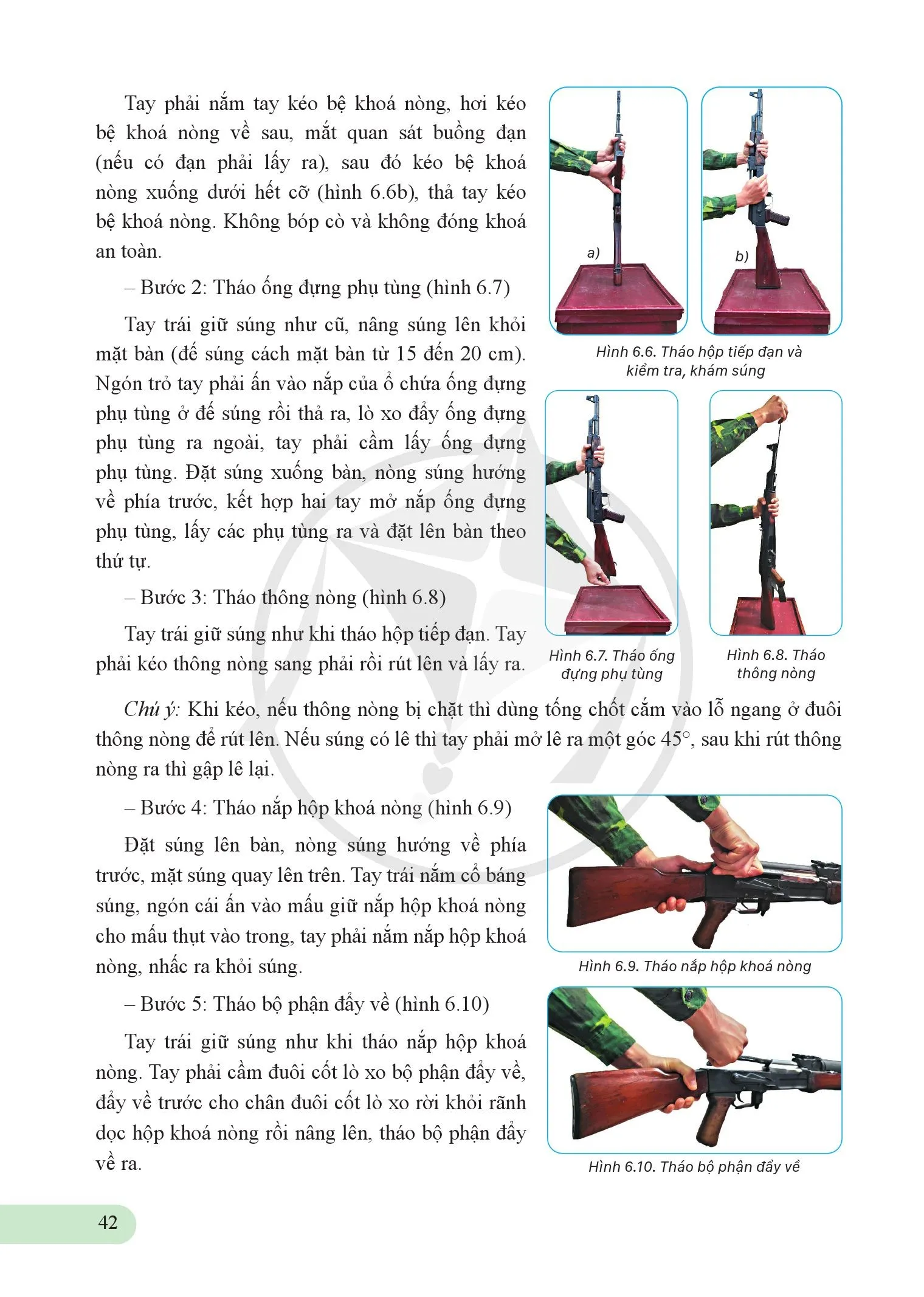 Bài 6. Giới thiệu một số loại súng bộ binh, thuốc nổ, vật cản và vũ khí tự tạo