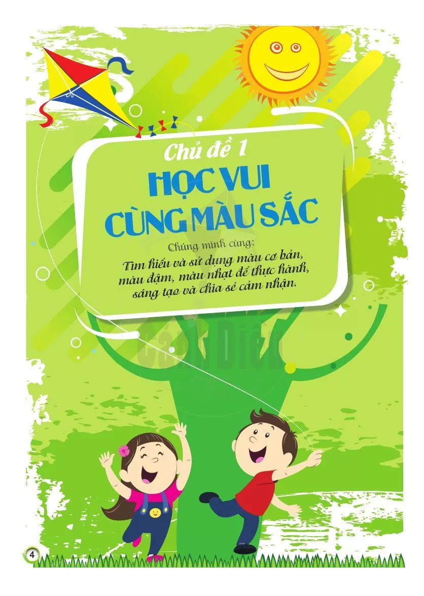 Chủ đề 1: Học vui cùng màu sắc