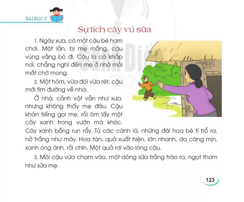 Đọc: Sự tích cây vú sữa