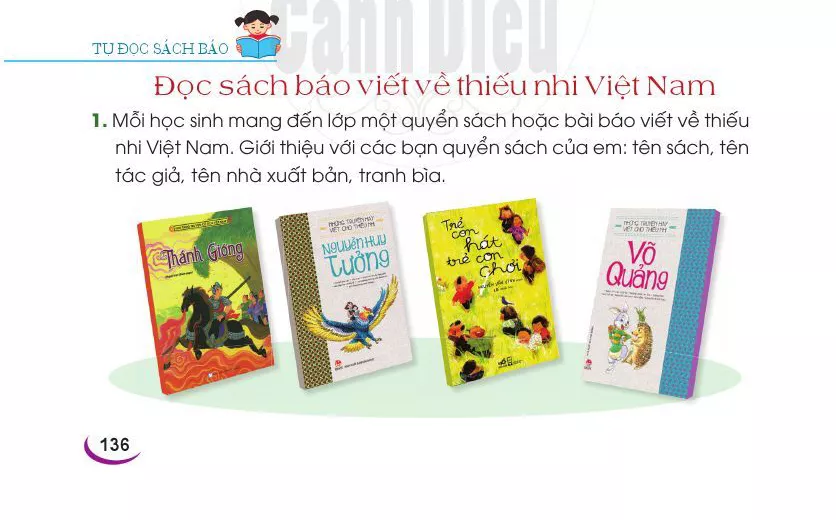 Tự đọc sách báo: Đọc sách báo viết về thiếu nhi Việt Nam