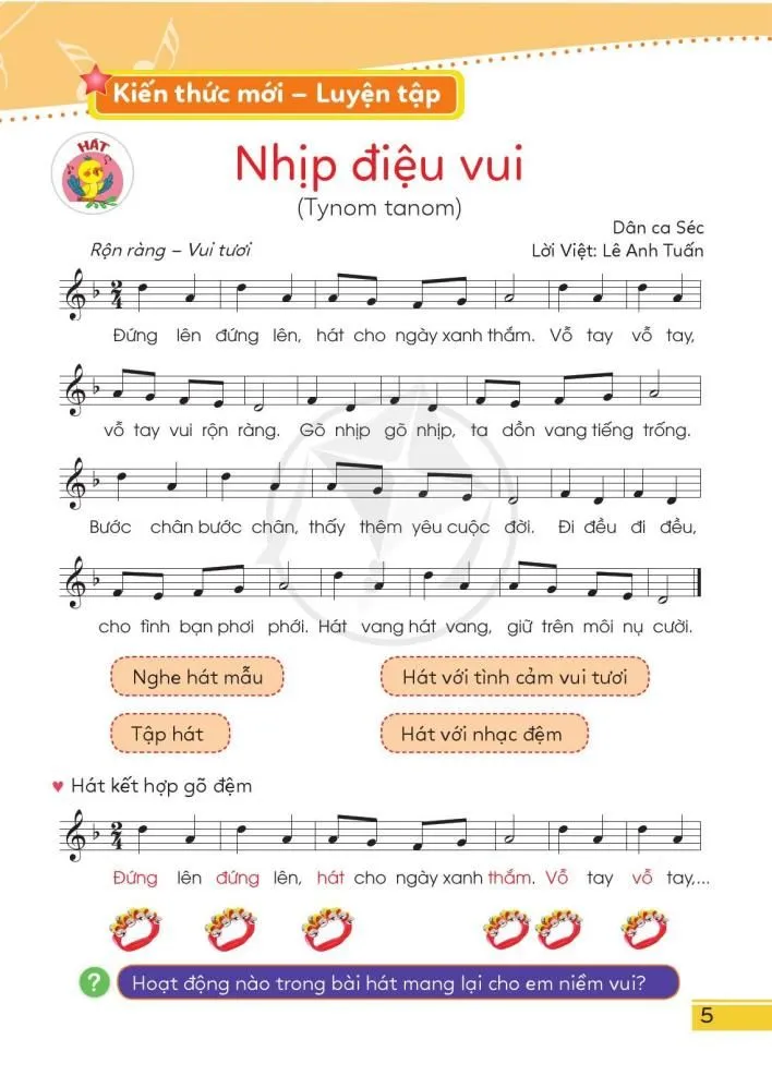 * Chủ đề 1: NIỀM VUI