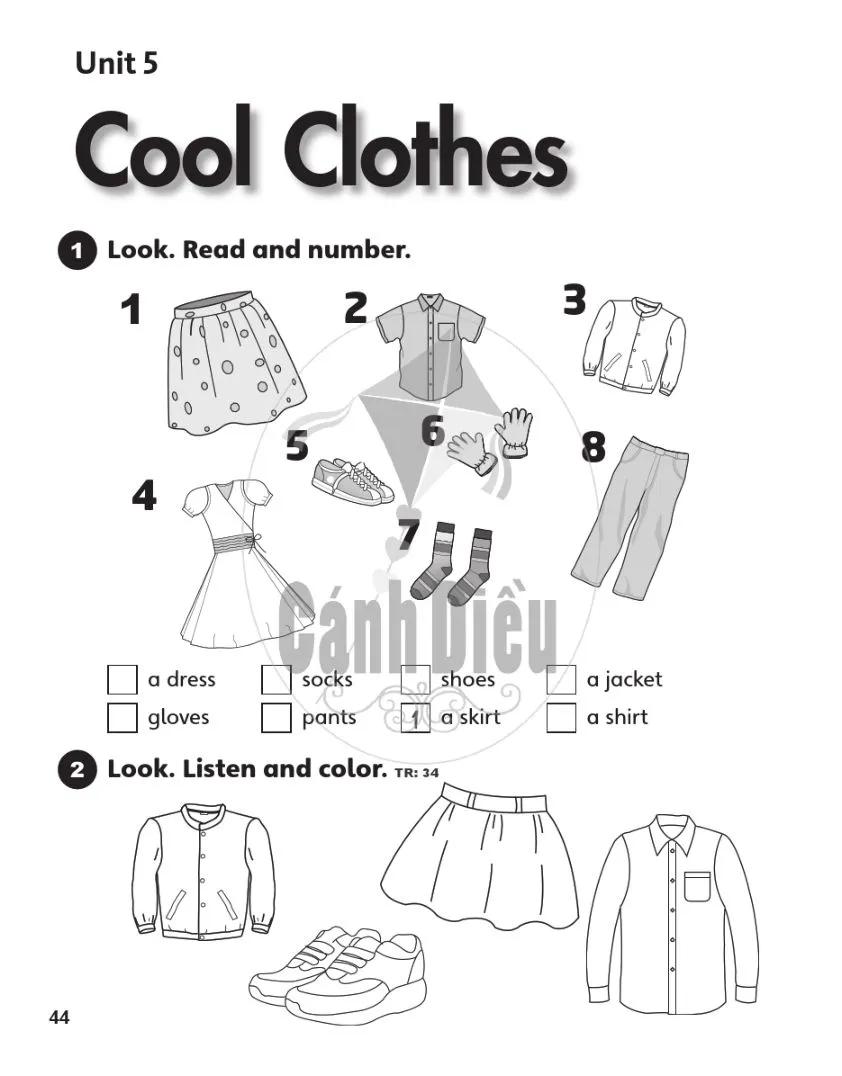 Unit 5 Cool Clothes
