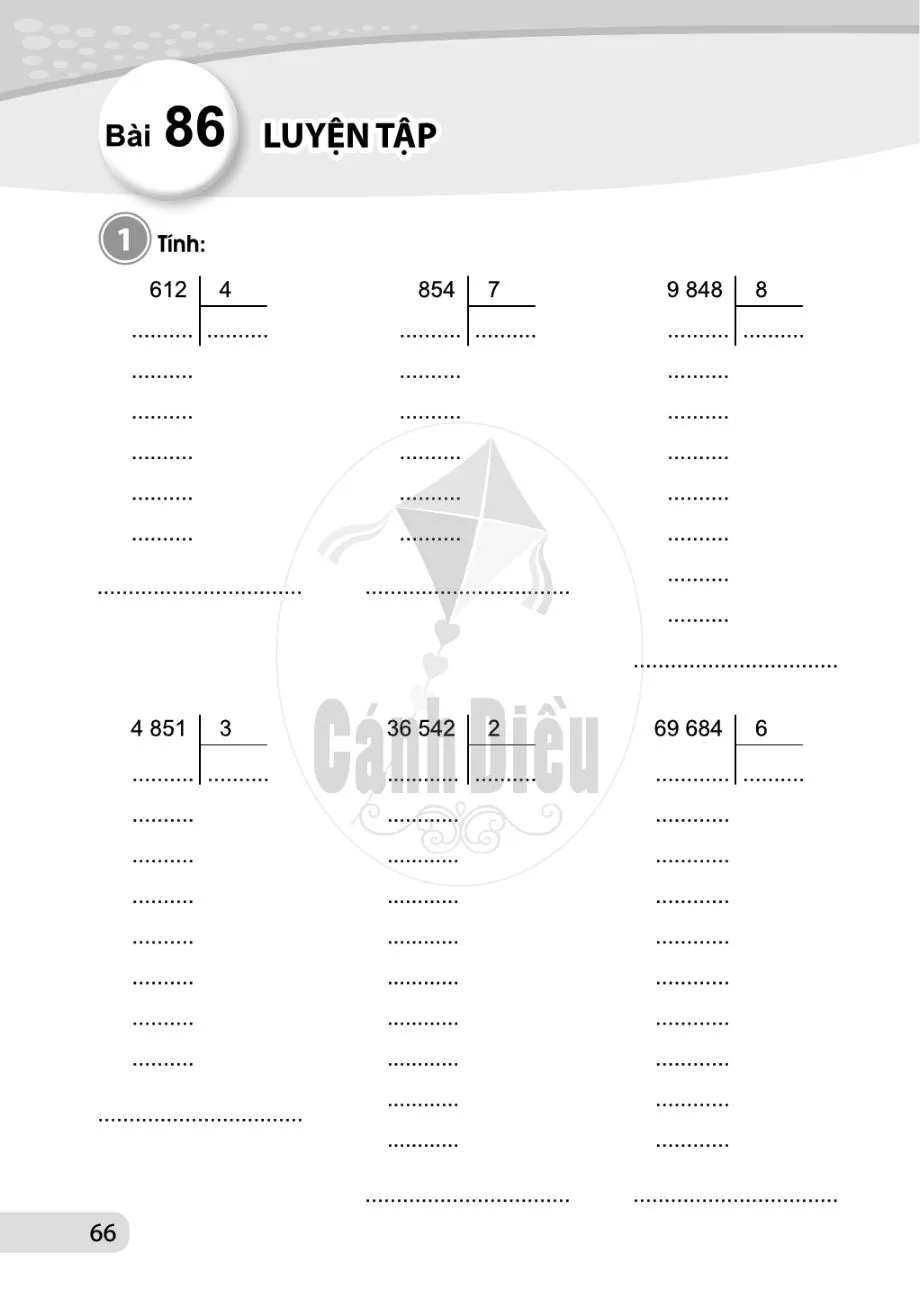 Bài 86. Luyện tập