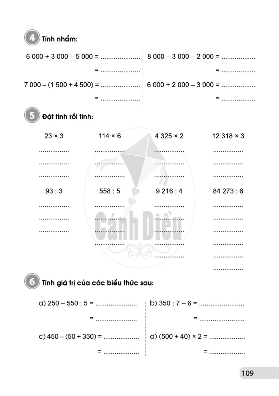 Bài 102. Ôn tập về số và phép tính trong phạm vi 100 000