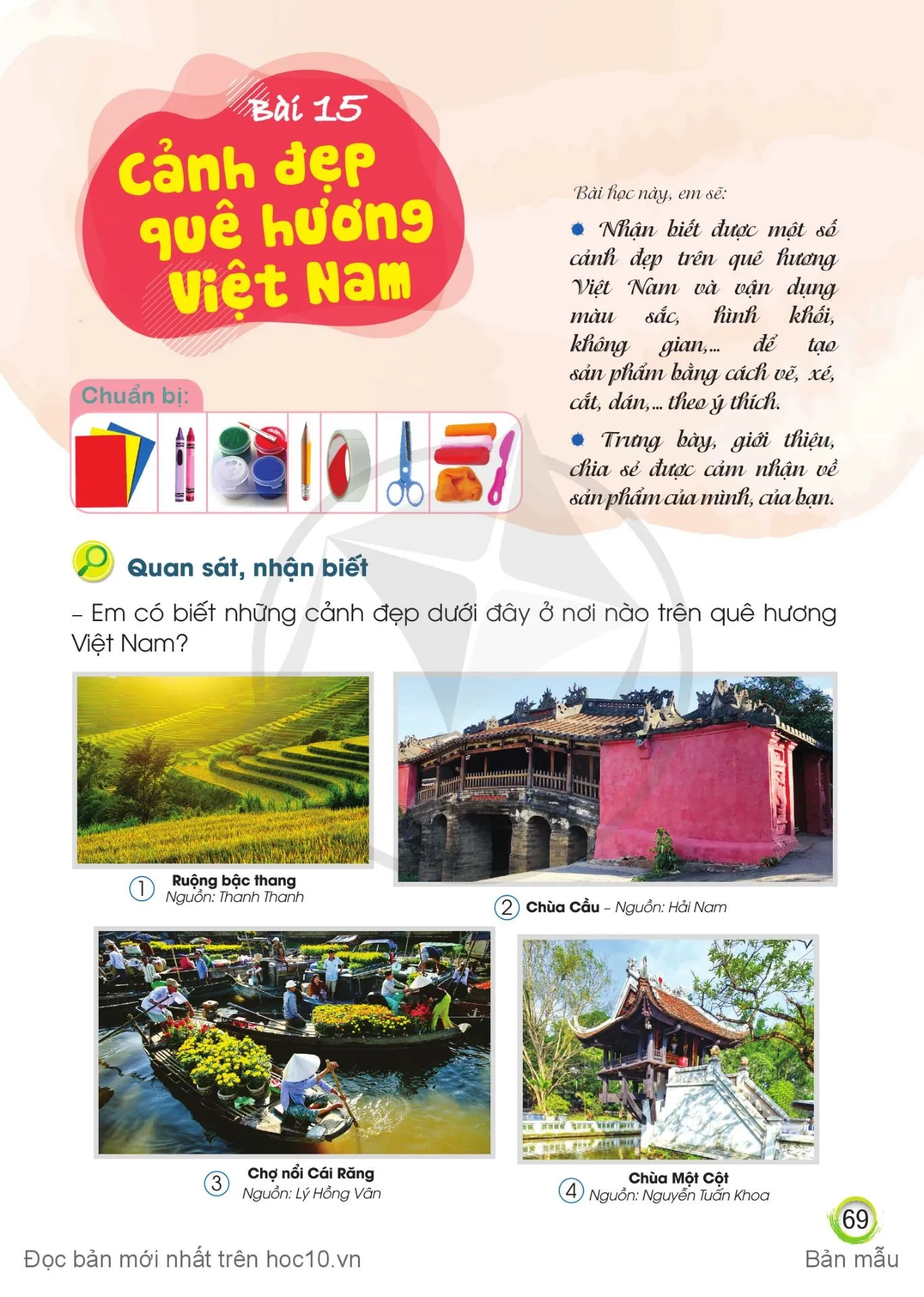 Bài 15: Cảnh đẹp quê hương Việt Nam