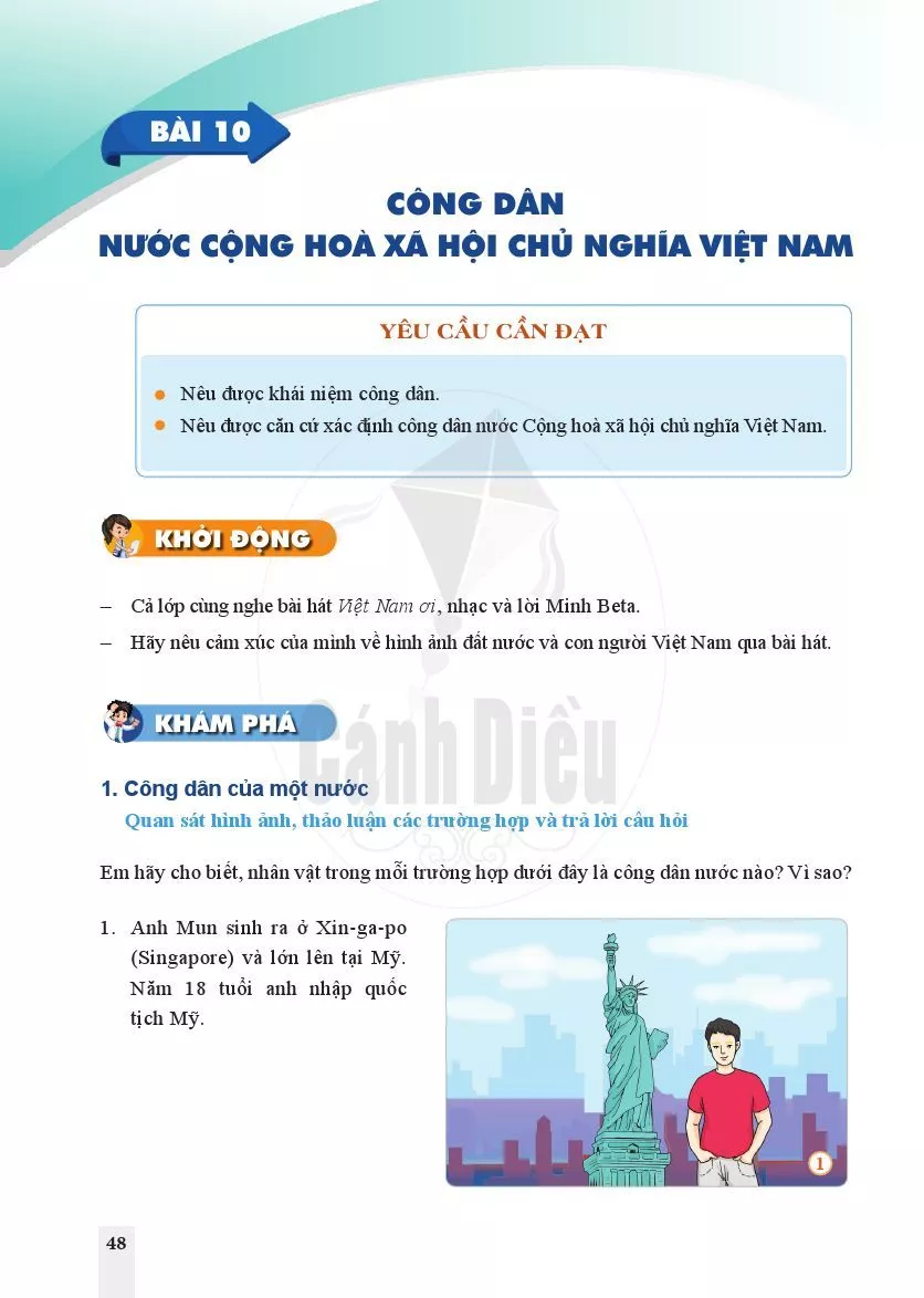 BÀI 10. Công dân nước Cộng hoà xã hội chủ nghĩa Việt Nam