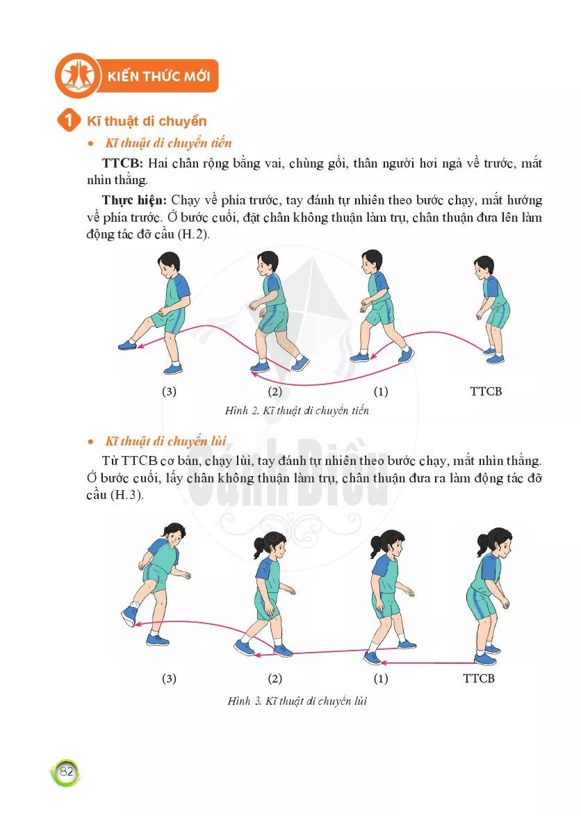 Bài 2: Kĩ thuật di chuyển tiến, lùi và tâng cầu bằng mu bàn chân 
