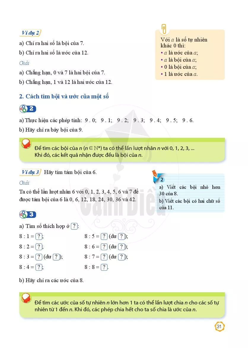 Bài 7. Quan hệ chia hết. Tính chất chia hết 