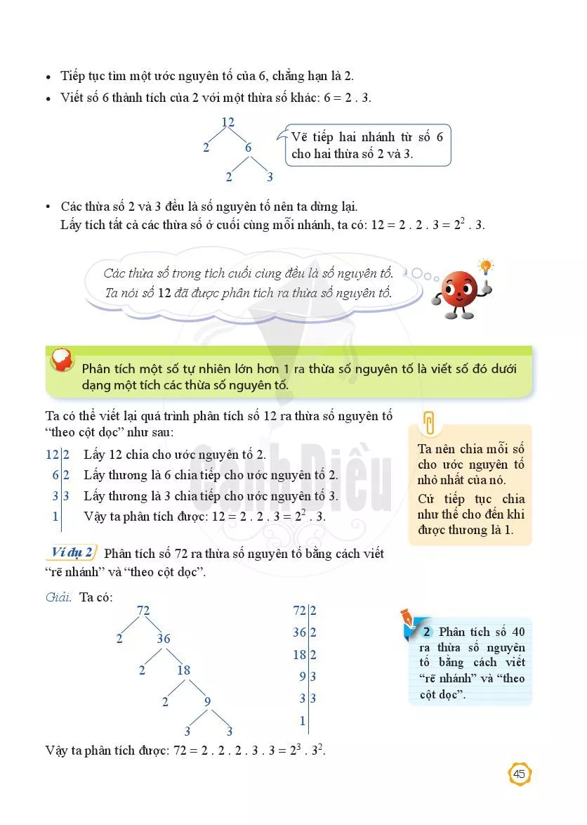 Bài 11. Phân tích một số ra thừa số nguyên tố 
