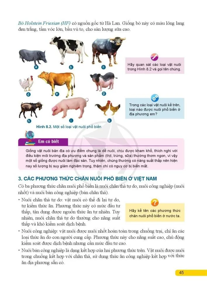 Bài 8. Giới thiệu chung về chăn nuôi 