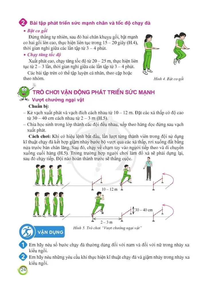 Bài 2. Kĩ thuật chạy đà và giậm nhảy