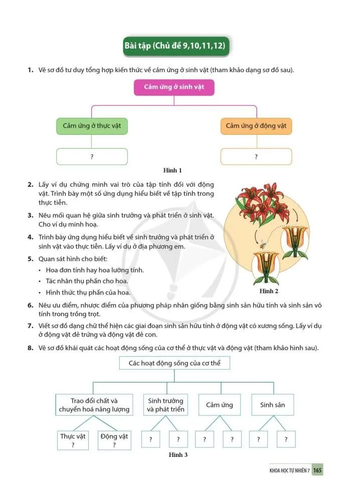 35. Sự thống nhất về cấu trúc và các hoạt động sống trong cơ thể sinh vật