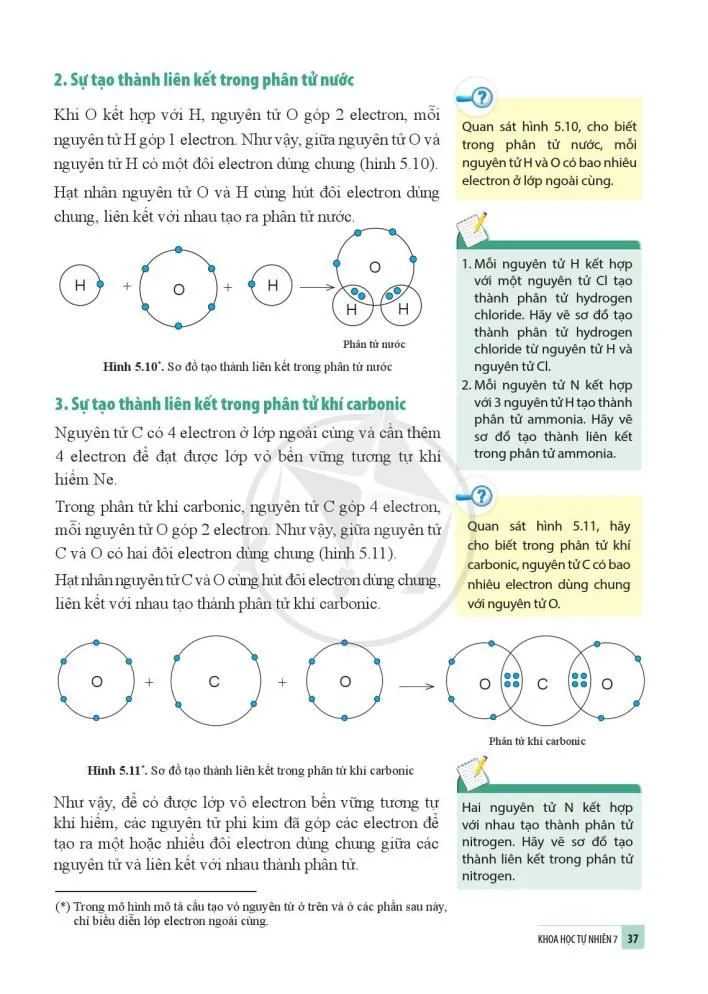 5. Giới thiệu về liên kết hoá học