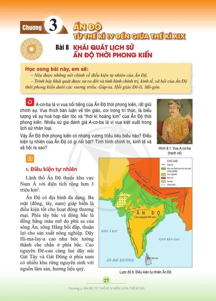 Bài 8. Khái quát lịch sử Ấn Độ thời phong kiến