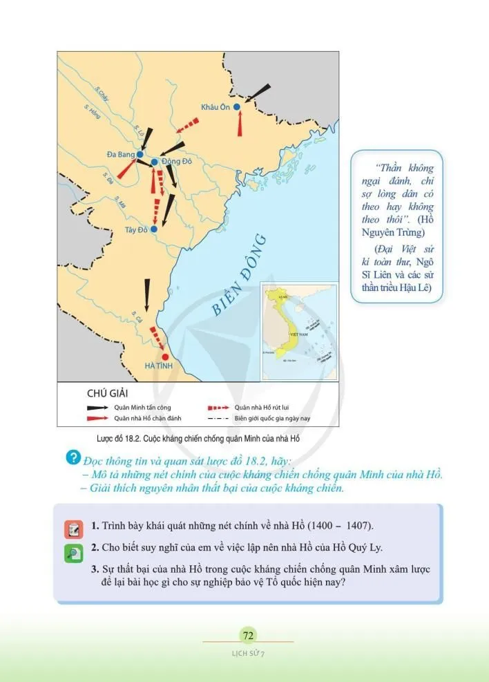 Bài 18. Nhà Hồ và cuộc kháng chiến chống quân Minh xâm lược