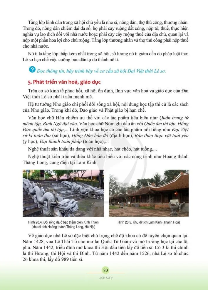 Bài 20. Việt Nam thời Lê sơ (1428-1527)