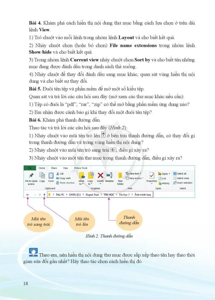 Bài 5. Thực hành khảm phủ trình quản lí hệ thống tệp