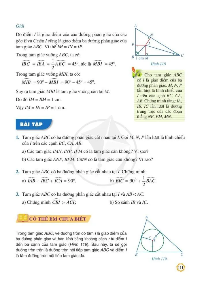 §11. Tính chất ba đường phân giác của tam giác 