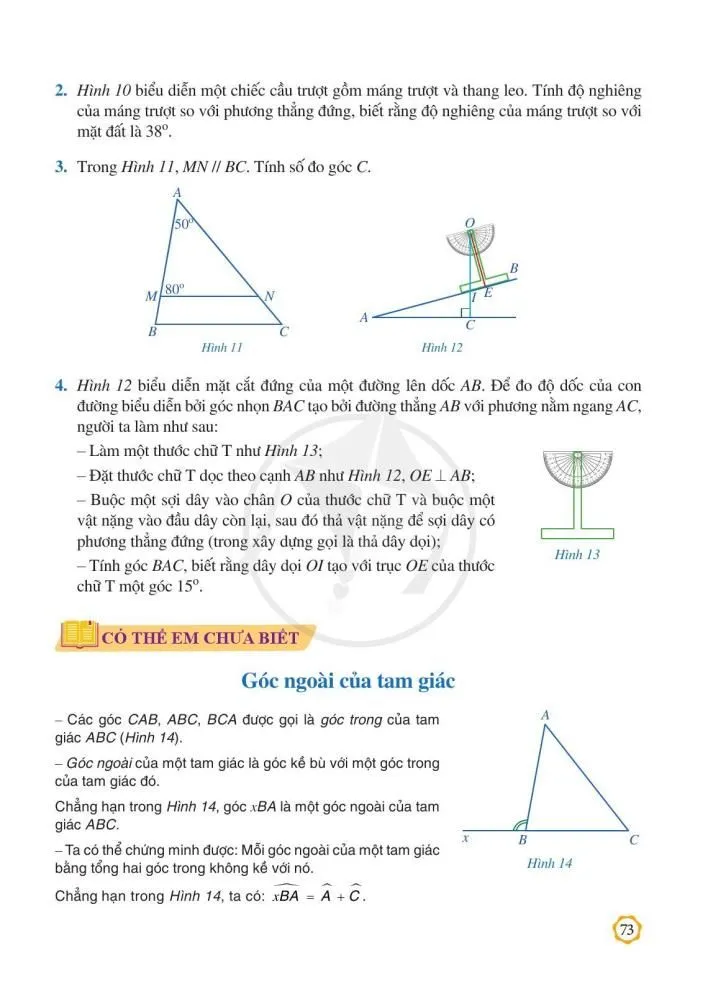 §1. Tổng các góc của một tam giác