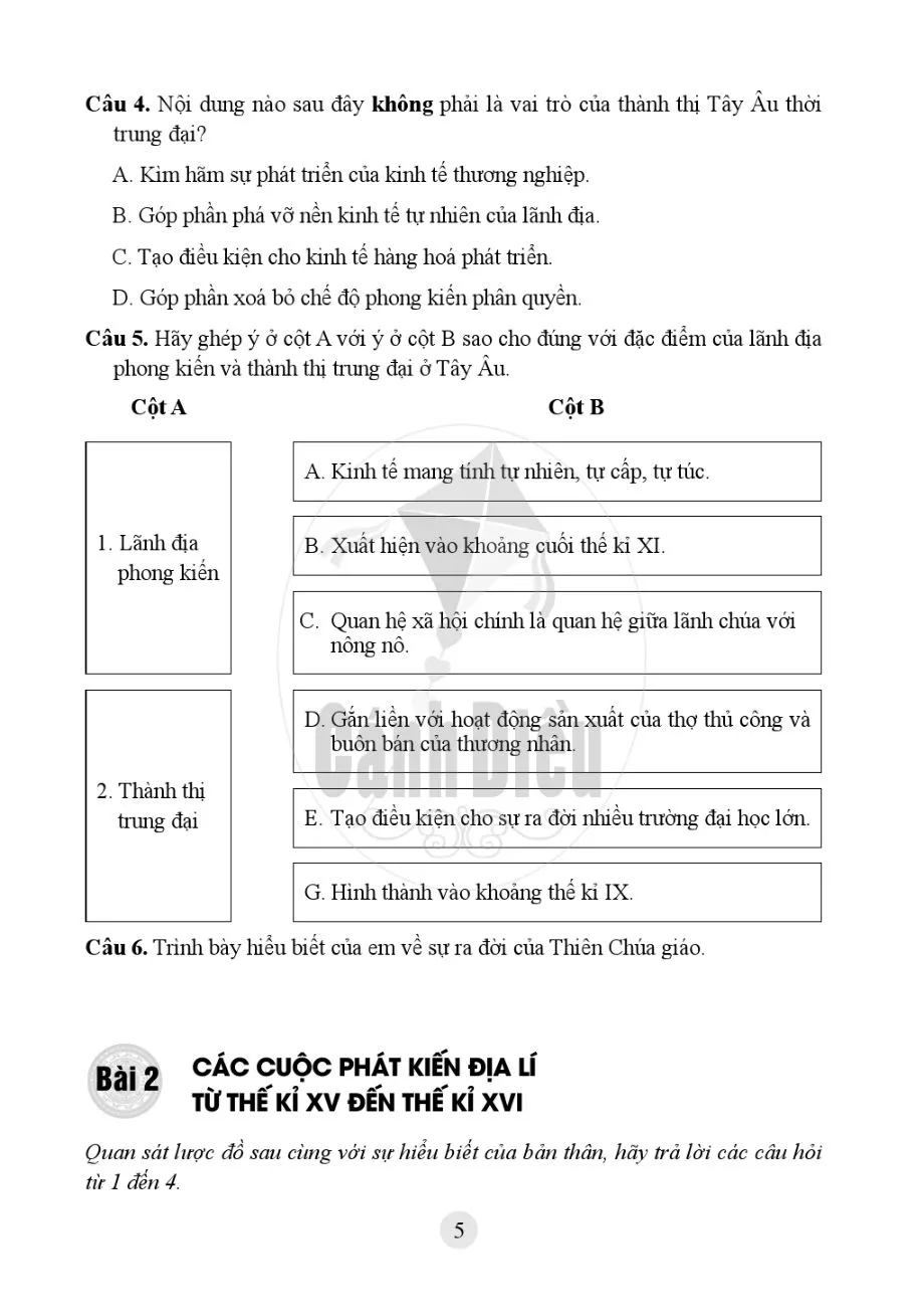 Bài 2. Các cuộc phát kiến địa lí từ thế kỉ XV đến thế kỉ XVI