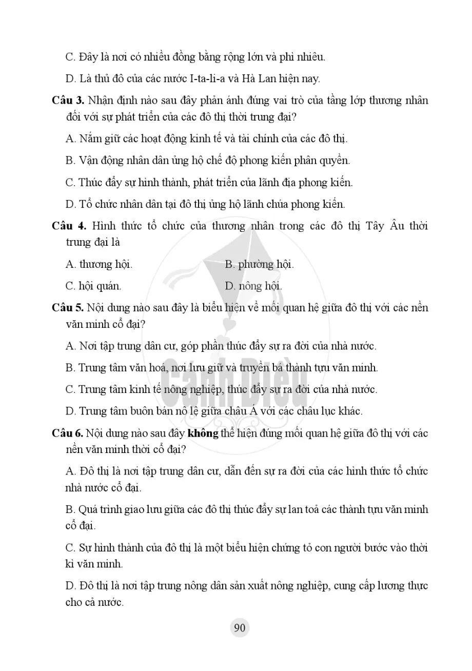 Chủ đề 2. Đô thị: Lịch sử và hiện tại 