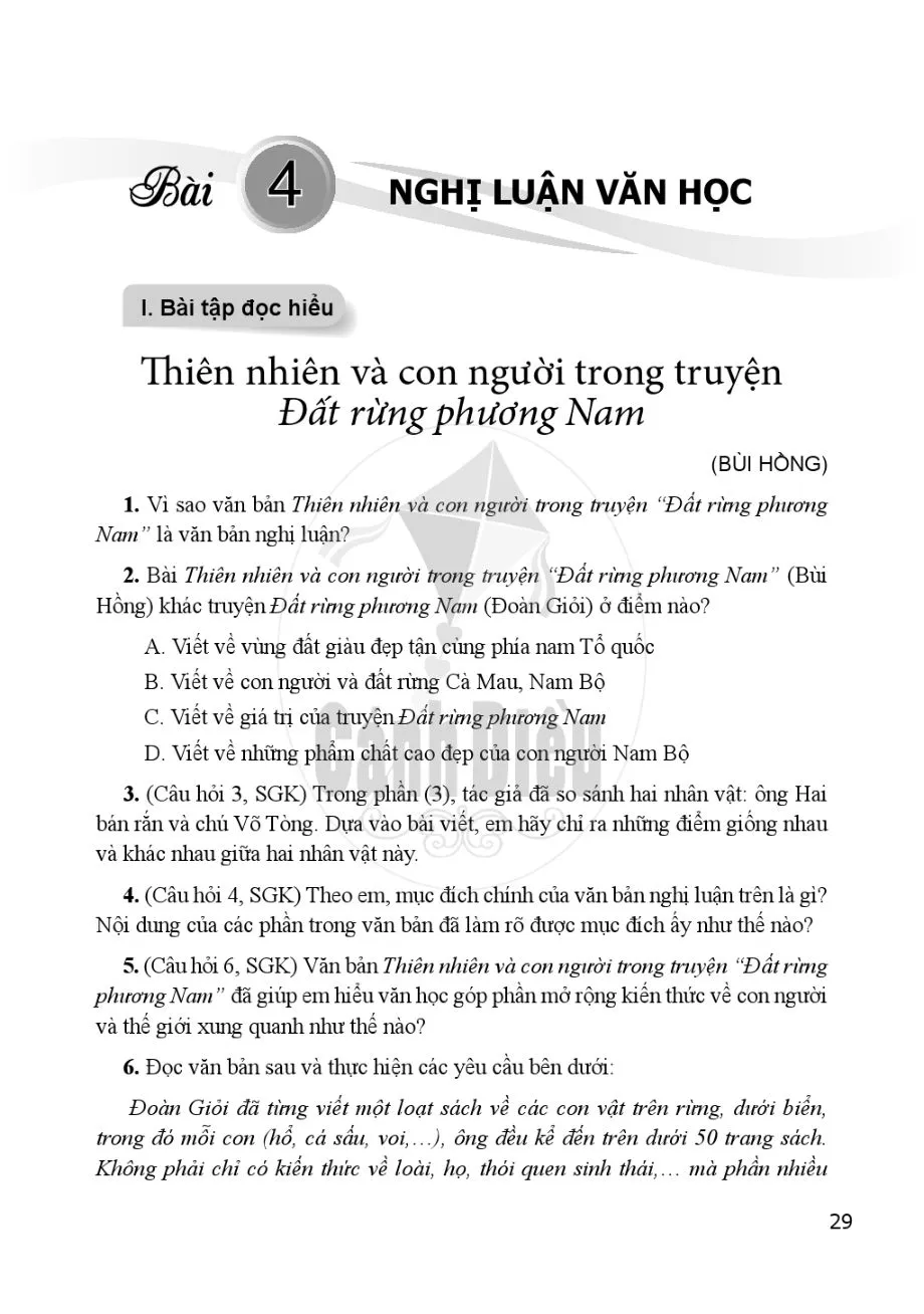 Bài tập tiếng Việt