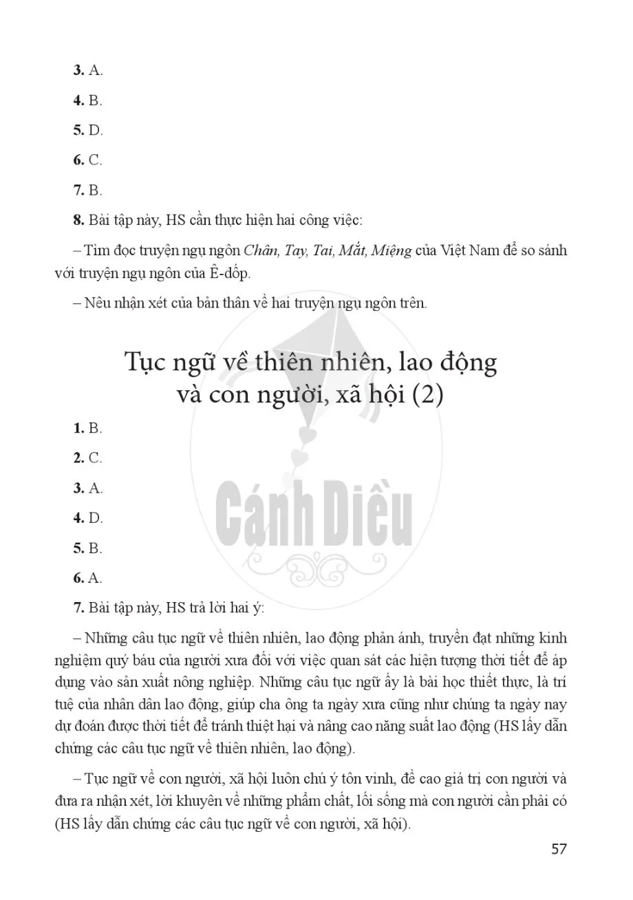 Tục ngữ về thiên nhiên, lao động và con người, xã hội (2)