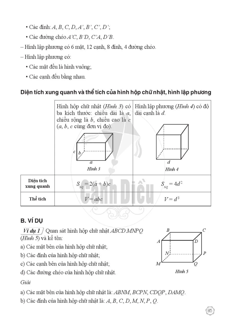 $1. Hình hộp chữ nhật. Hình lập phương