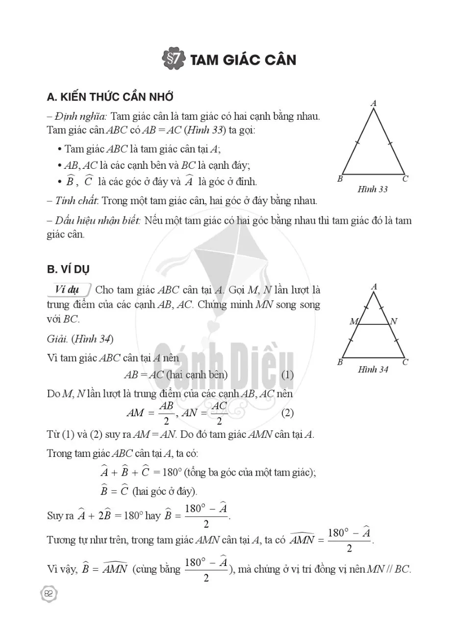 $6. Trường hợp bằng nhau thứ ba của tam giác: góc - cạnh - góc 