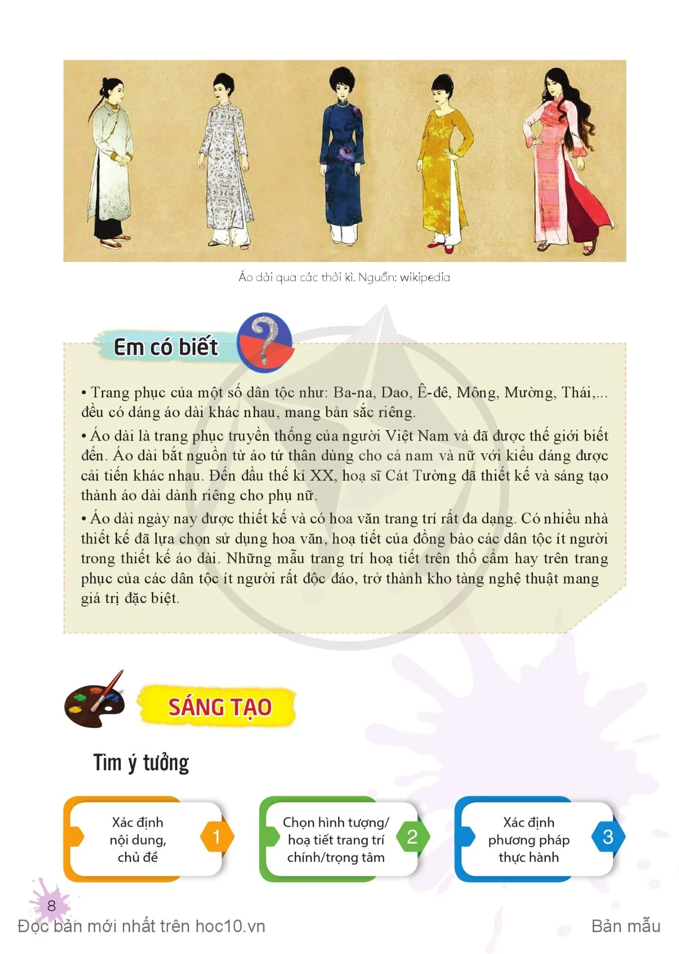 Bài 2: Thời trang áo dài Việt Nam
