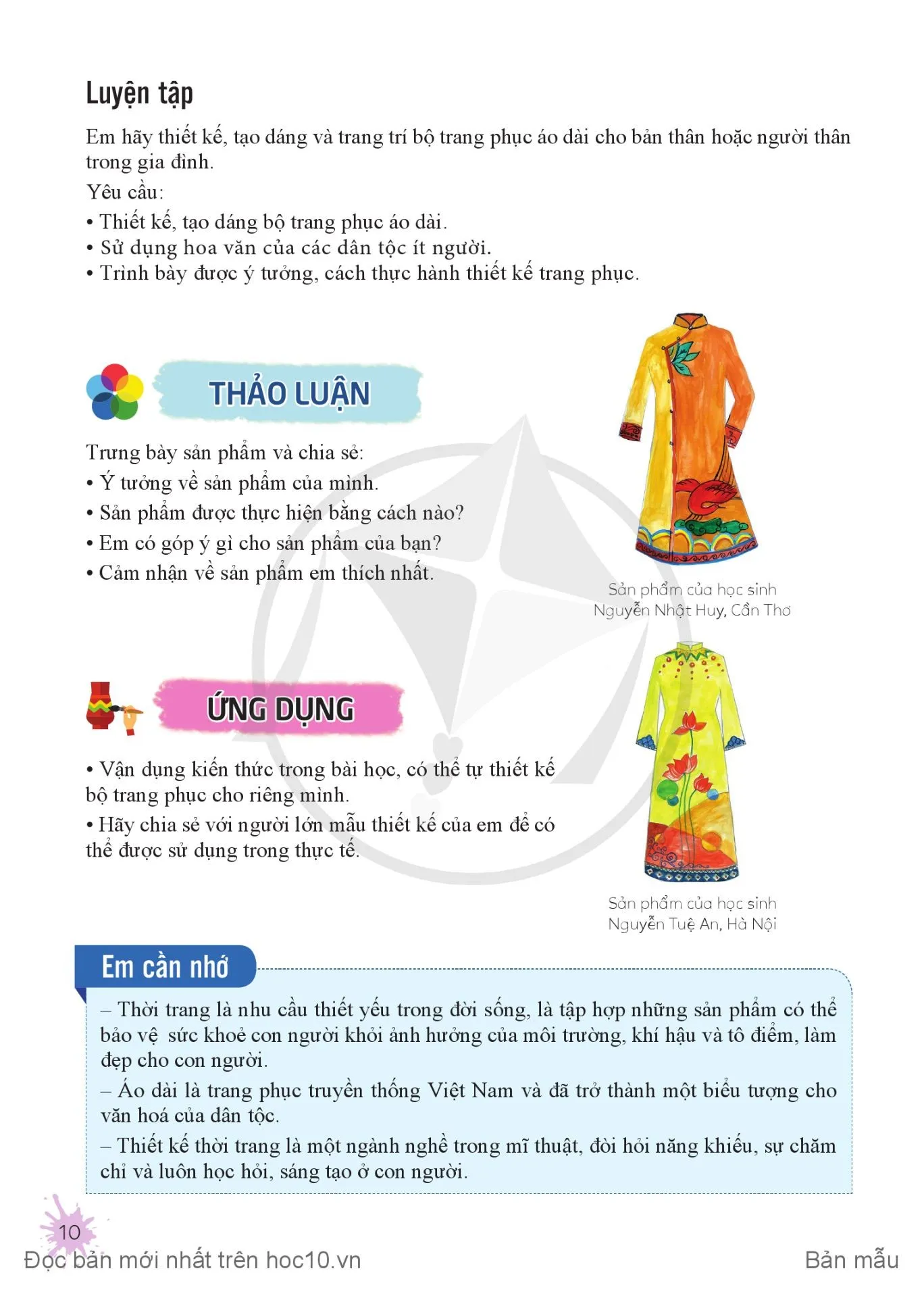 Bài 2: Thời trang áo dài Việt Nam