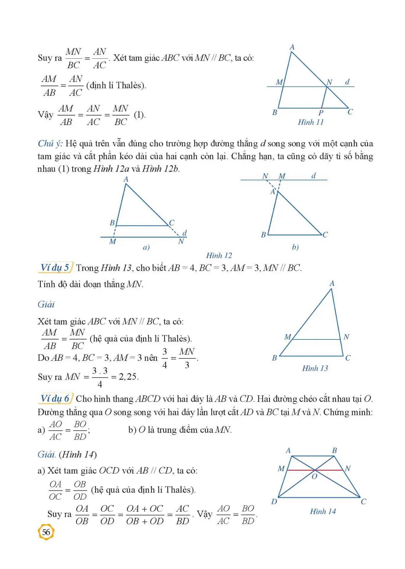 §1. Định lí Thalès trong tam giác