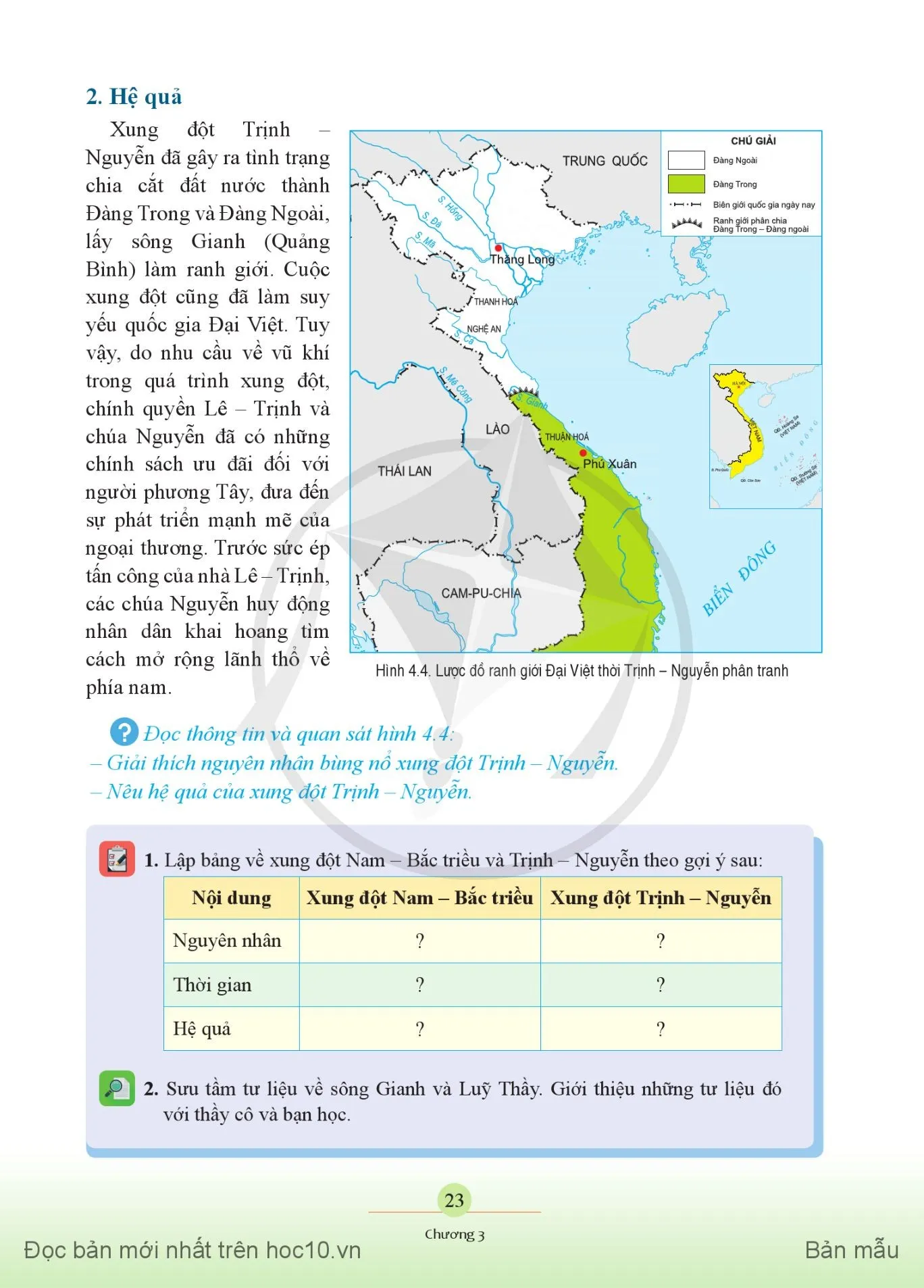 Bài 4. Xung đột Nam – Bắc triều, Trịnh – Nguyễn