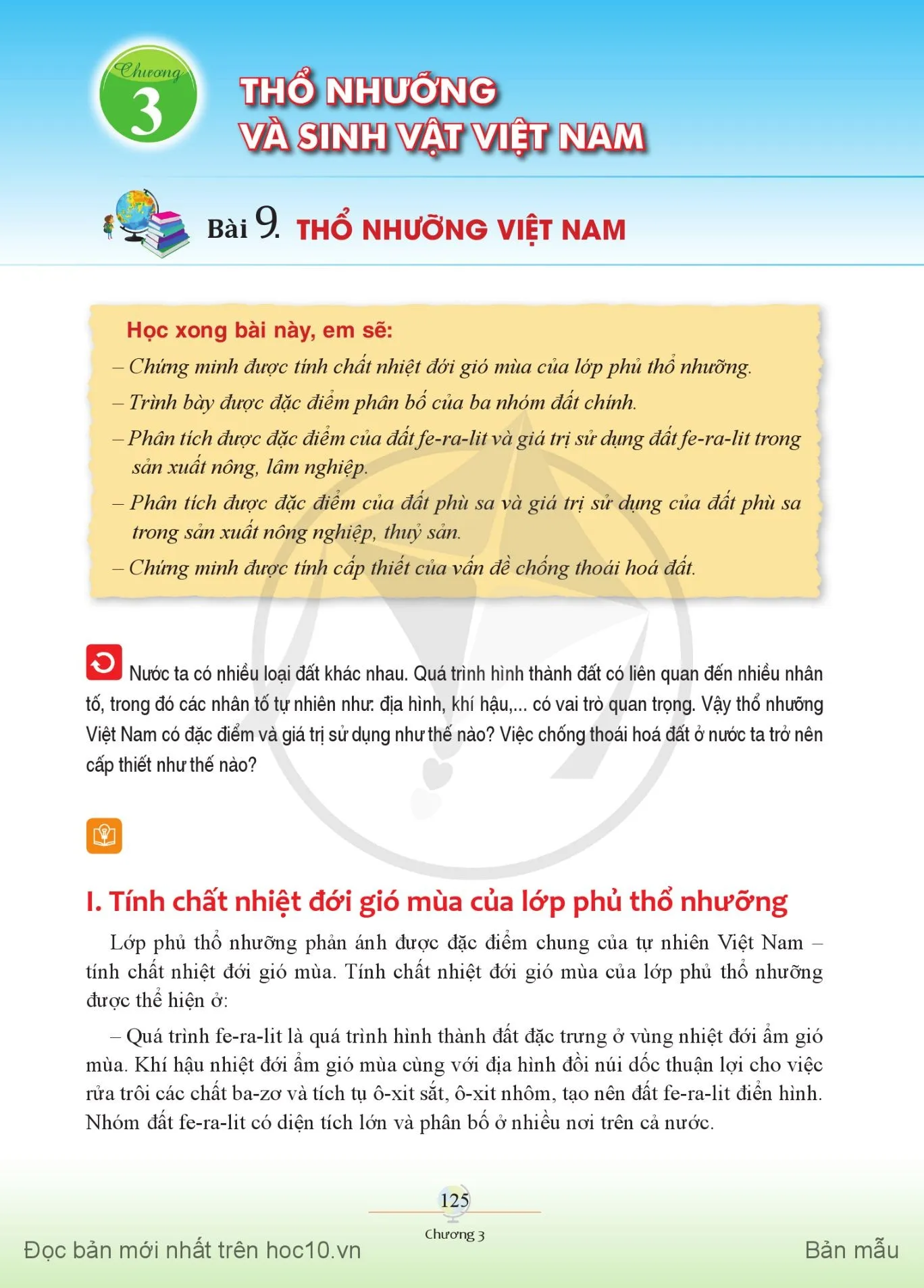 Bài 9. Thổ nhưỡng Việt Nam