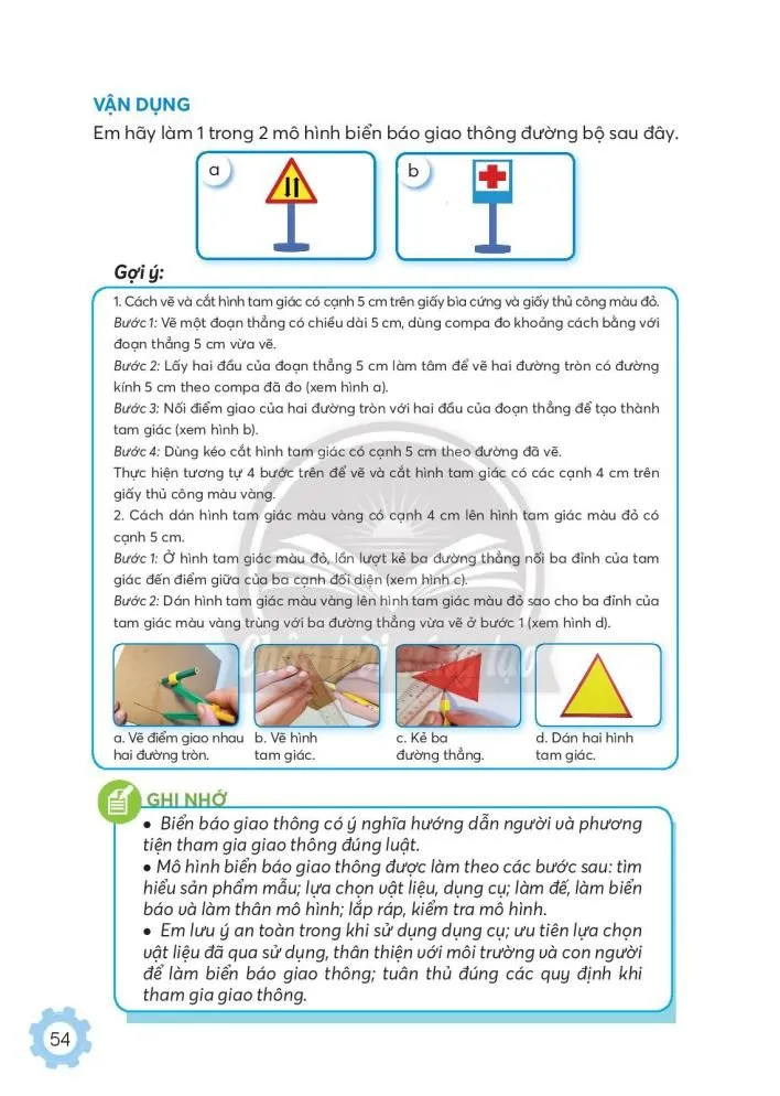 Bài 8. Làm biển báo giao thông