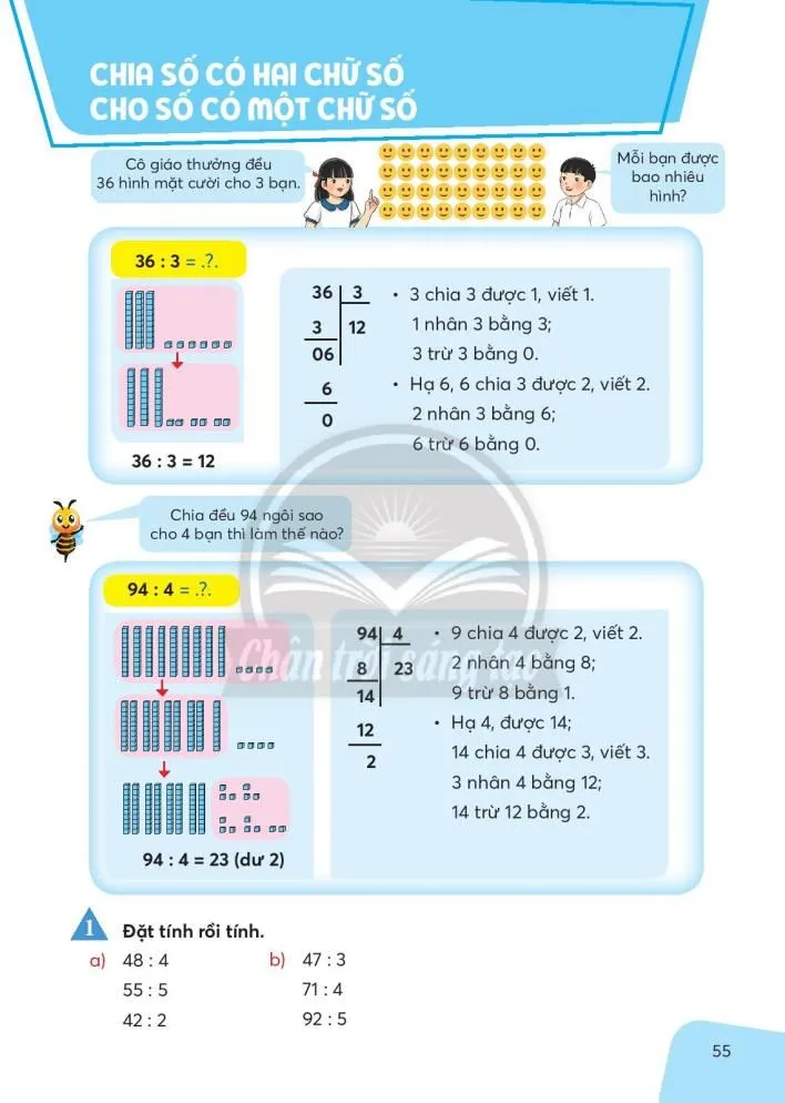 Phép chia hết và phép chia có dư...