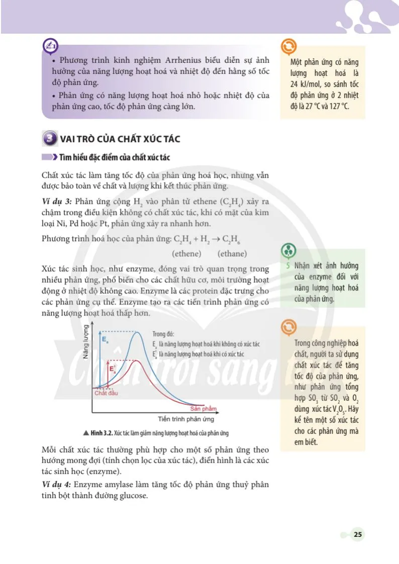 Bài 3. Năng lượng hoạt hoá của phản ứng hoá học .