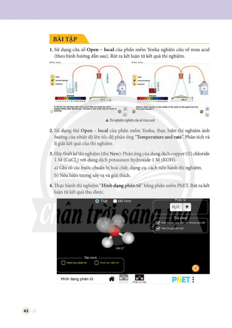 Bài 9. Thực hành thí nghiệm hoá học ảo