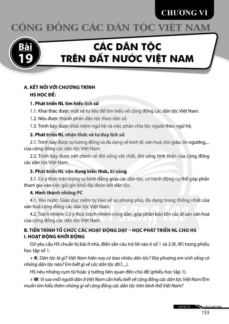 Bài 19. Các dân tộc trên đất nước Việt Nam