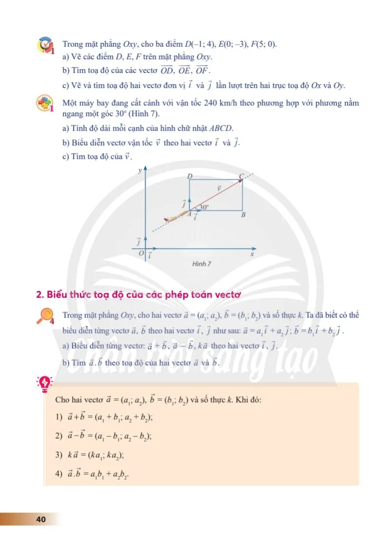 Bài 1. Toạ độ của vectơ