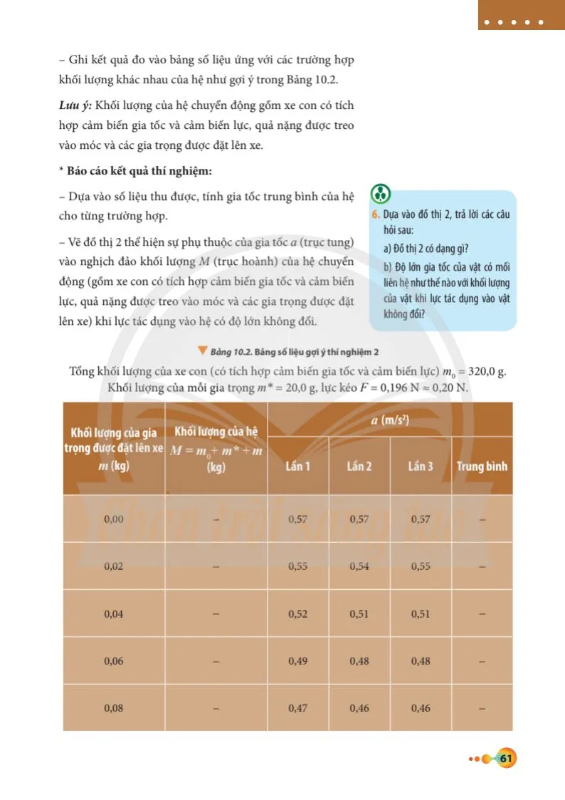 Bài 10. Ba định luật Newton về chuyển động.