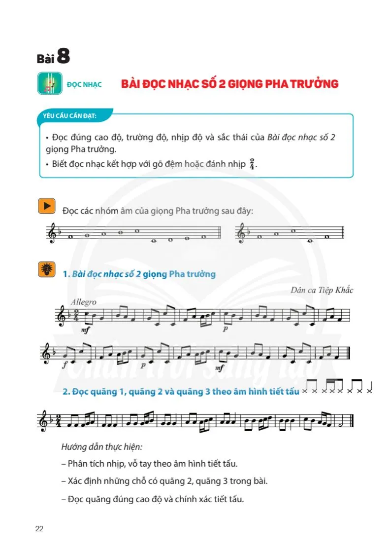 Bài 7: Nhạc cụ: Thực hành đệm hát bài dân ca Trống Cơm