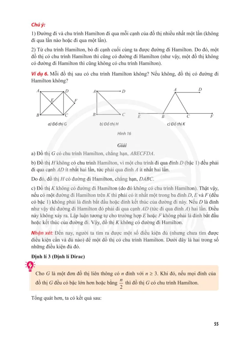 Bài 2. Đường đi Euler và đường đi Hamilton 