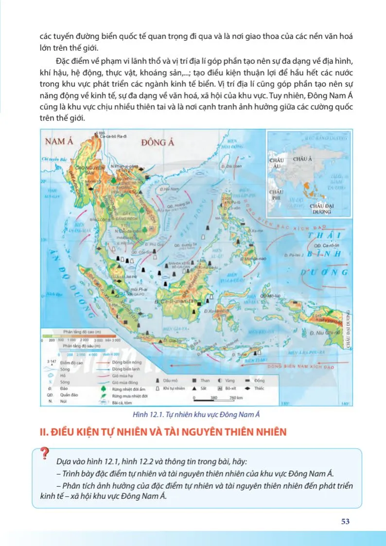 Bài 12. Tự nhiên, dân cư, xã hội và kinh tế Đông Nam Á...
