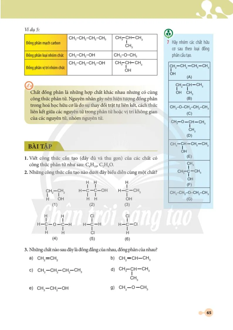 Bài 11. Cấu tạo hoá học hợp chất hữu cơ .
