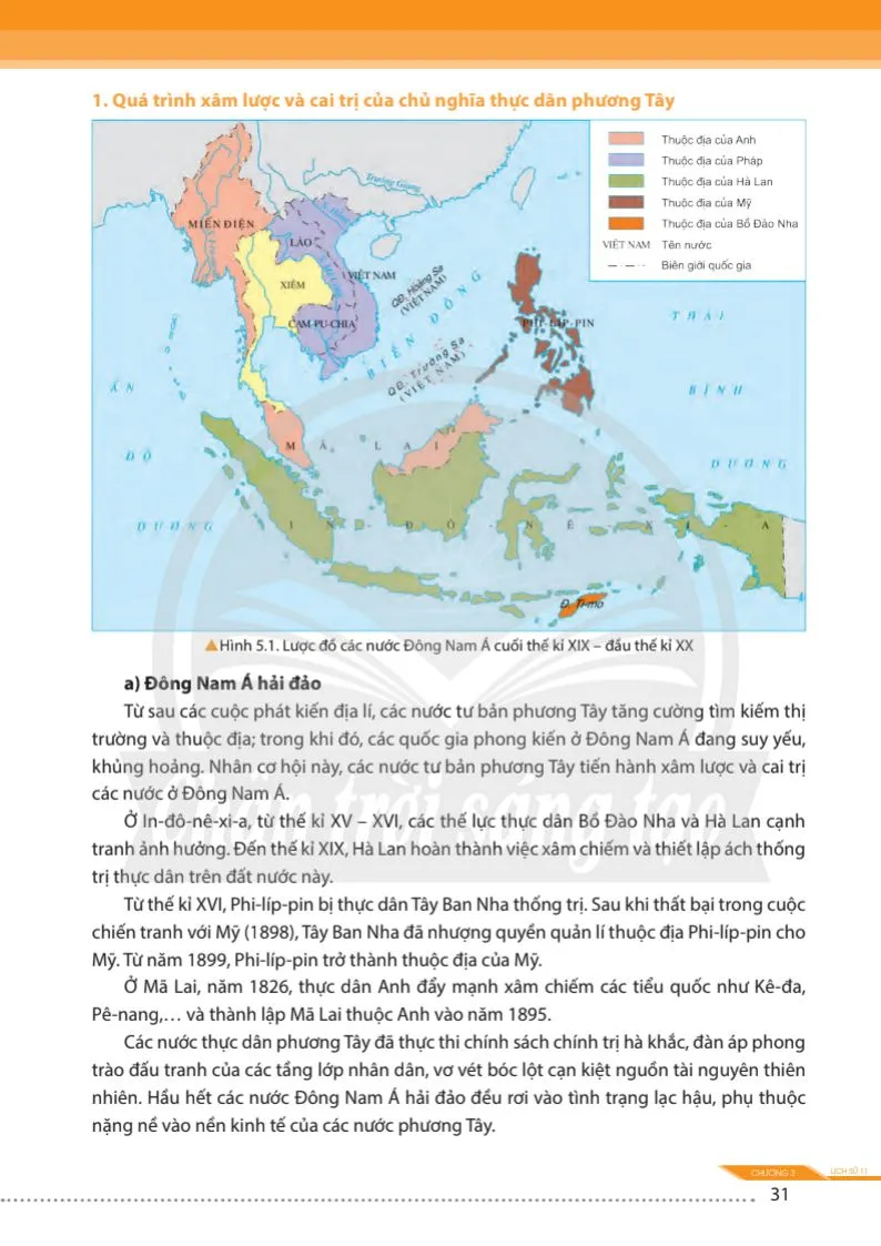 Bài 5. Quá trình xâm lược và cai trị của chủ nghĩa thực dân ở Đông Nam Á 