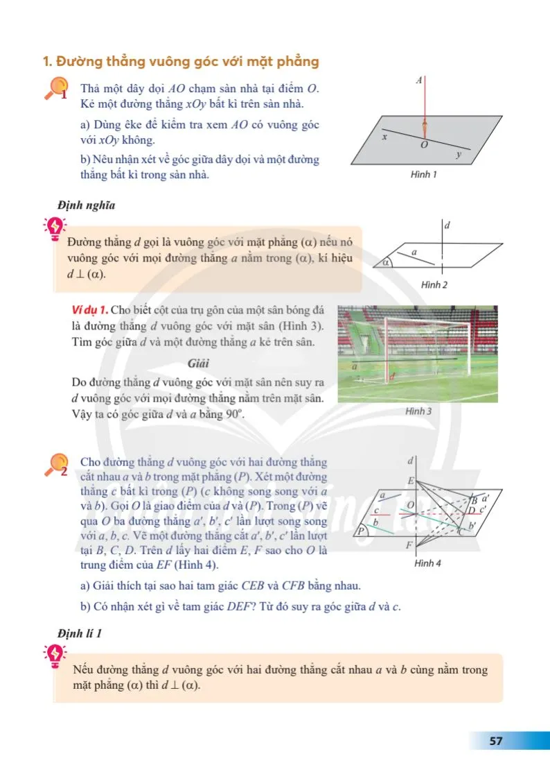 Bài 2. Đường thẳng vuông góc với mặt phẳng