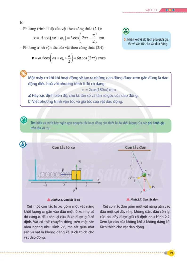 Bài 2. Phương trình dao động điều hoà